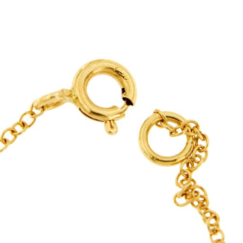 Collier Collier - Chaîne maille rolò en or jaune et blanc 18 ct 58 Facettes 34862