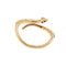 Bague Bague serpent en or rose 18 kt et diamants 0,42 ct 58 Facettes 34908