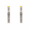 Boucles d'oreilles Boucles d’oreilles créoles en or jaune et blanc 18 carats, diamants 58 Facettes 3491264RV