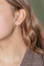 Boucles d'oreilles Boucles d’oreilles créoles en or jaune et blanc 18 carats, diamants 58 Facettes 3491264RV