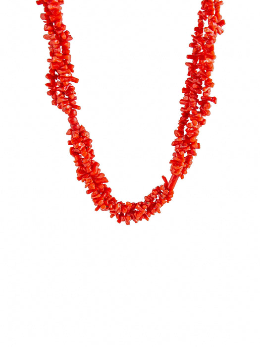 Collier Collier en Corail, Fermoir Or Jaune 58 Facettes DV0032-46