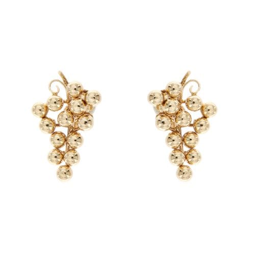 Boucles d'oreilles Tiffany & Co. - Boucles d’oreilles grappe de raisin en or jaune 14k 58 Facettes 34936