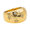Bague 52 Bague en or jaune 18 carats sertie de diamants 58 Facettes 3496901CN
