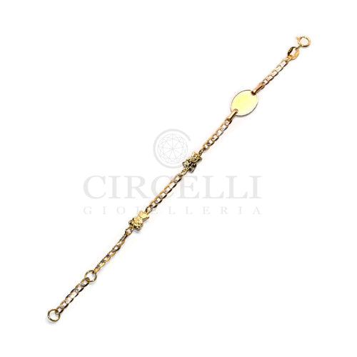 Bracelet Bracelet bicolore ours en or 18k 58 Facettes CB00GB27G05SF