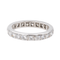 Bague 52 Alliance américaine - Bague en platine 950 et diamants 58 Facettes 3500631CN