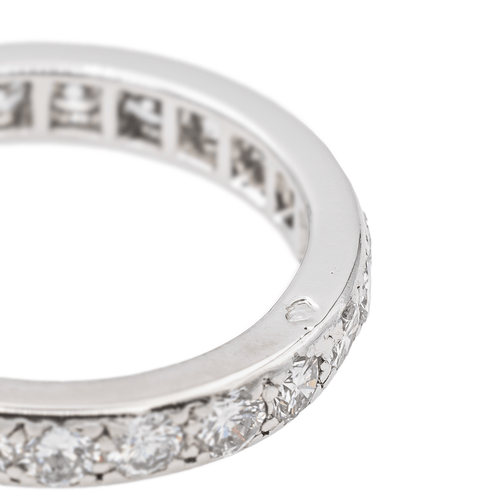 Bague 52 Bague Alliance américaine Platine Diamant 58 Facettes 3500631CN