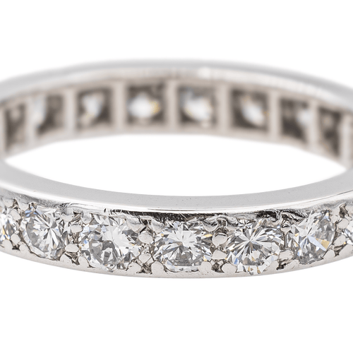 Bague 52 Bague Alliance américaine Platine Diamant 58 Facettes 3500631CN