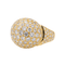 Bague 55 Bague cocktail en or jaune 18 carats et diamants 58 Facettes 3501279CN