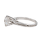 Bague 47.5 Bague solitaire en or blanc 18 carats avec diamant 58 Facettes 3503220CN