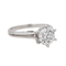 Bague 47.5 Bague Solitaire Or blanc Diamant 58 Facettes 3503220CN