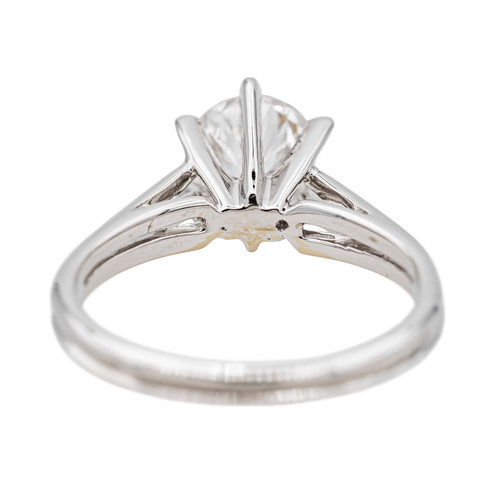 Bague 47.5 Bague Solitaire Or blanc Diamant 58 Facettes 3503220CN