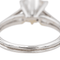 Bague 47.5 Bague solitaire en or blanc 18 carats avec diamant 58 Facettes 3503220CN