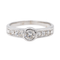 Bague 57 Bague Solitaire Or blanc Diamant 58 Facettes 3505424CN
