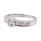 Bague 57 Bague Solitaire Or blanc Diamant 58 Facettes 3505424CN