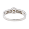 Bague 57 Bague solitaire en or blanc 18 carats et diamants 58 Facettes 3505424CN