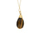 Collier Collier - Pendentif œil de tigre en or jaune 18 carats 58 Facettes 35055