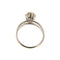 Bague Bague solitaire double anneau en or blanc 18 ct avec diamant 1,56 ct 58 Facettes 35305