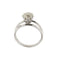Bague Bague solitaire double anneau en or blanc 18 ct avec diamant 1,56 ct 58 Facettes 35305