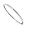 Bracelet Bracelet rigide ovale - Bracelet en or blanc 18 ct et diamants 58 Facettes 35390