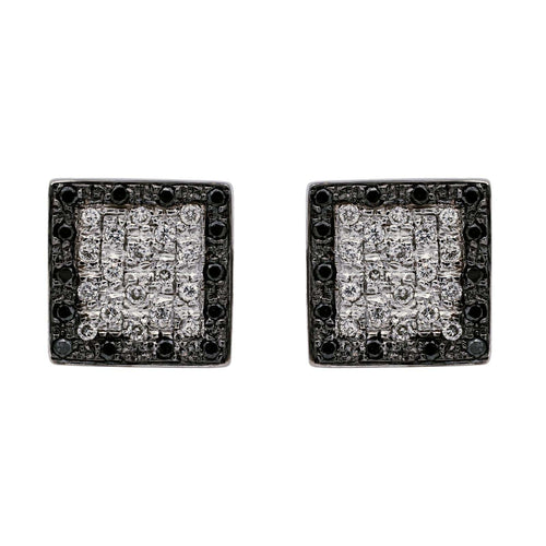 Boucles d'oreilles Boucles d’oreilles en or blanc 18 carats et diamants 58 Facettes 3547824CN
