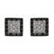Boucles d'oreilles Boucles d’oreilles en or blanc 18 carats et diamants 58 Facettes 3547824CN