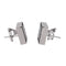 Boucles d'oreilles Boucles d’oreilles en or blanc 18 carats et diamants 58 Facettes 3547824CN