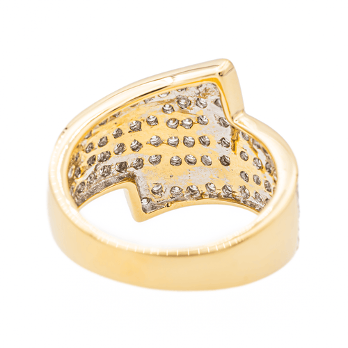 Bague 53 Bague Or jaune, Or blanc Diamant 58 Facettes 3548953CN