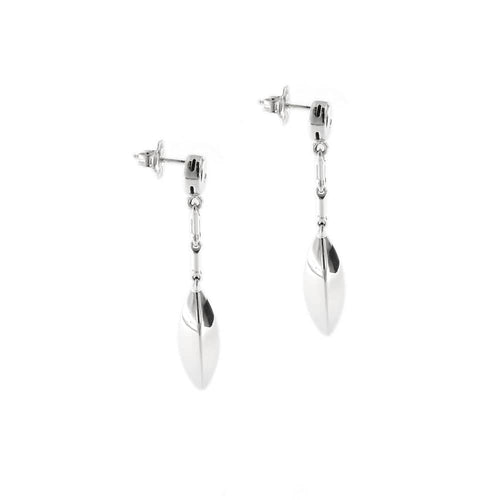 Boucles d'oreilles Chimento - Boucles d’oreilles pendantes en or blanc 18 carats et diamants 58 Facettes 35531
