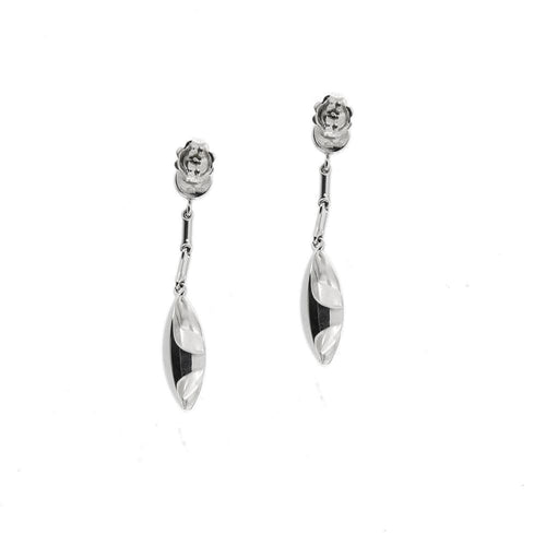 Boucles d'oreilles Chimento - Boucles d’oreilles pendantes en or blanc 18 carats et diamants 58 Facettes 35531
