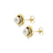 Boucles d'oreilles Boucles d’oreilles trois ors 18 kt à perles d’eau salée 58 Facettes 35533