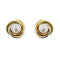 Boucles d'oreilles Boucles d’oreilles trois ors 18 kt à perles d’eau salée 58 Facettes 35533