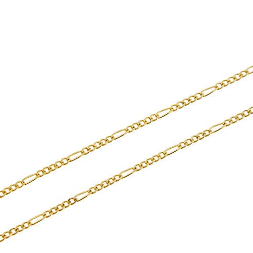 Collier Collier maille Figaro en or jaune 18 ct et grenats 58 Facettes 35564