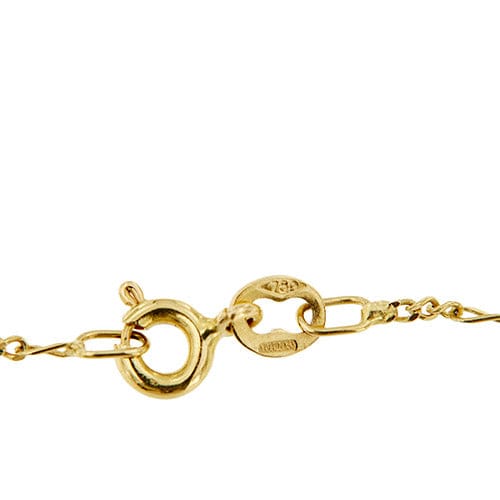 Collier Collier maille Figaro en or jaune 18 ct et grenats 58 Facettes 35564
