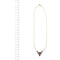 Collier Collier maille Figaro en or jaune 18 ct et grenats 58 Facettes 35564