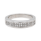 Bague 49 Bague en or blanc 18 carats sertie de diamants taille princesse 58 Facettes 3557066CN