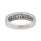 Bague 49 Bague en or blanc 18 carats sertie de diamants taille princesse 58 Facettes 3557066CN