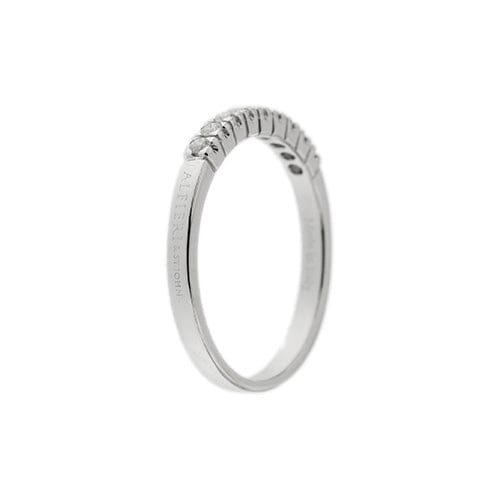 Bague Alfieri & St. John - Bague rivière en or blanc 18 kt avec diamants 0,27 ct 58 Facettes 35584