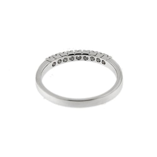 Bague Alfieri & St. John - Bague rivière en or blanc 18 kt avec diamants 0,27 ct 58 Facettes 35584