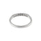 Bague Alfieri & St. John - Bague rivière en or blanc 18 kt avec diamants 0,27 ct 58 Facettes 35584