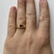 Bague 62 Bague homme en or jaune 18 carats avec cristal rouge 58 Facettes 35623