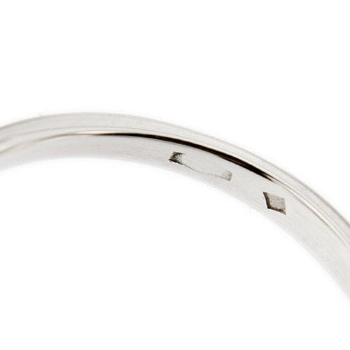 Bague 57 Bague solitaire fleur en or blanc 18 carats et diamants 0,24 ct 58 Facettes 35652