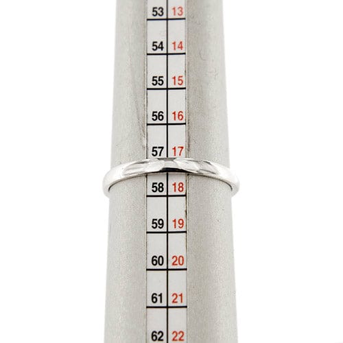Bague 57 Bague solitaire fleur en or blanc 18 carats et diamants 0,24 ct 58 Facettes 35652