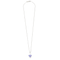 Collier Collier Pendentif Tanzanite Diamants 58 Facettes DV0080-2