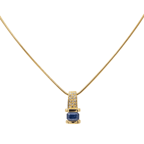 Collier Gay Frères Collier  Or jaune Saphir, Diamant 58 Facettes 3574574CN