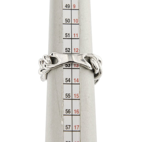 Bague 53 Bague grumetta en or blanc 18 ct et diamants 58 Facettes 35796