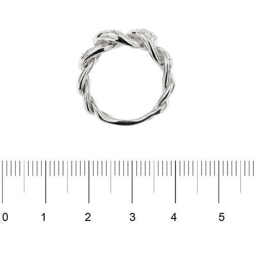 Bague 53 Bague grumetta en or blanc 18 ct et diamants 58 Facettes 35796