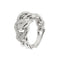 Bague 53 Bague grumetta en or blanc 18 ct et diamants 58 Facettes 35796