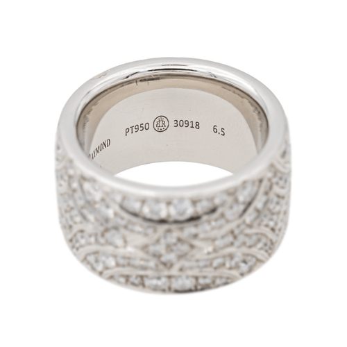 Bague 53 Briony Raymond Bague Cocktail  Platine Diamant 58 Facettes 3582758CN