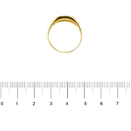 Bague Bague homme - Chevalière en or jaune 18 ct avec diamant 58 Facettes 35928