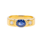 Bague 51.5 Bague Or jaune Saphir, Diamant 58 Facettes 3598549CN